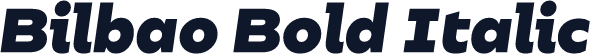 Bilbao Bold Italic