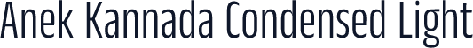 Anek Kannada Condensed Light
