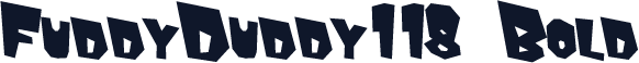 FuddyDuddy118 Bold
