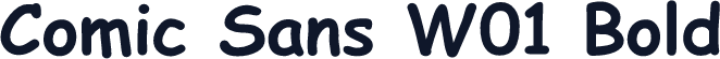 Comic Sans W01 Bold