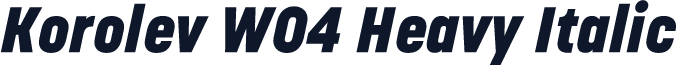 Korolev W04 Heavy Italic