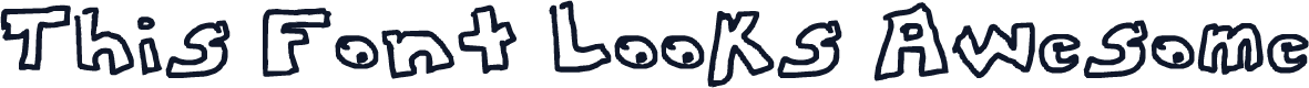 This Font Looks Awesome