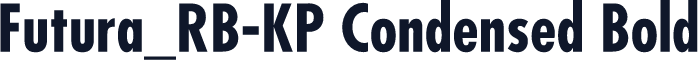 Futura_RB-KP Condensed Bold