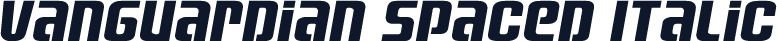 Vanguardian Spaced Italic