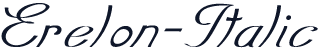Erelon-Italic