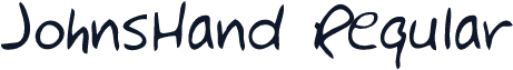 JohnsHand Regular