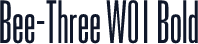 Bee-Three W01 Bold