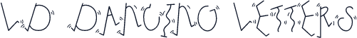 LD Dancing Letters