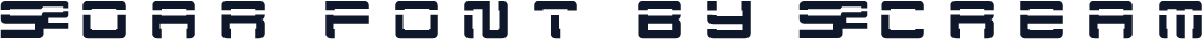 SoaR-Font-by-Scream