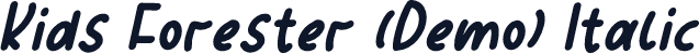 Kids Forester (Demo) Italic