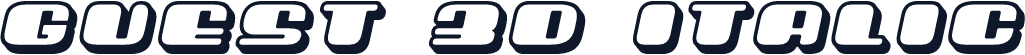 Guest 3D Italic