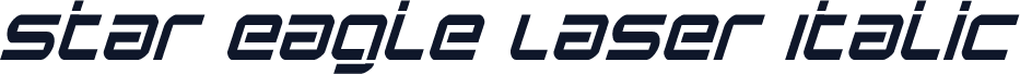 Star Eagle Laser Italic