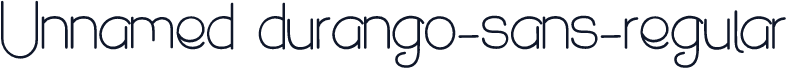 Unnamed durango-sans-regular
