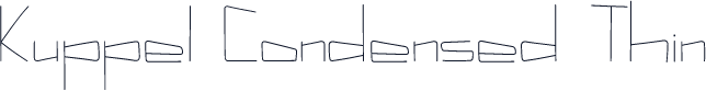 Kuppel Condensed Thin