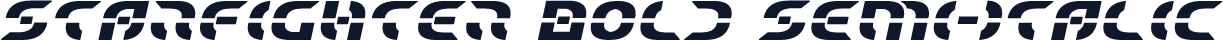 Starfighter Bold Semi-Italic