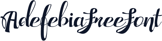 AdefebiaFreeFont