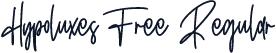 Hypoluxes Free Regular