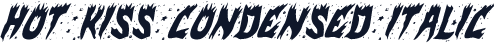 Hot Kiss Condensed Italic