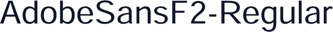 AdobeSansF2-Regular