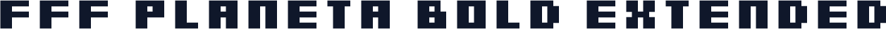 FFF Planeta Bold Extended