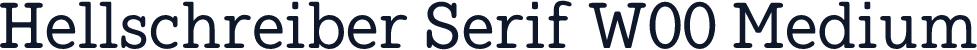 Hellschreiber Serif W00 Medium