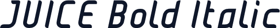 JUICE Bold Italic