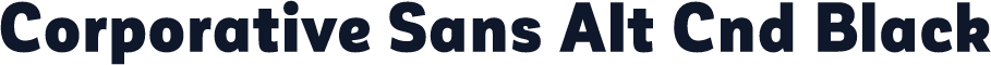 Corporative Sans Alt Cnd Black
