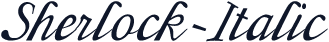 Sherlock-Italic