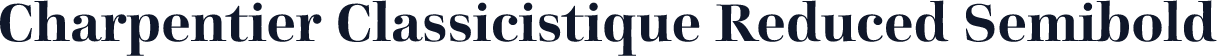 Charpentier Classicistique Reduced Semibold