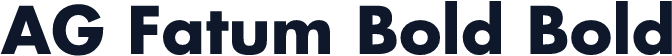 AG Fatum Bold Bold