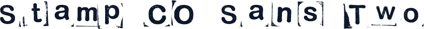Stamp CO Sans Two