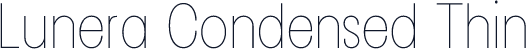 Lunera Condensed Thin
