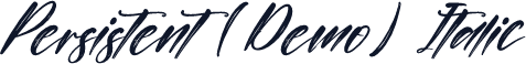 Persistent (Demo) Italic