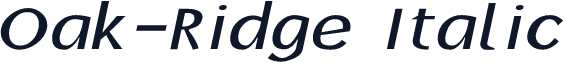 Oak-Ridge Italic