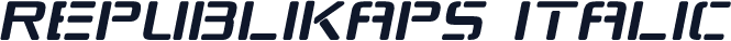 Republikaps Italic