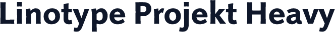 Linotype Projekt Heavy