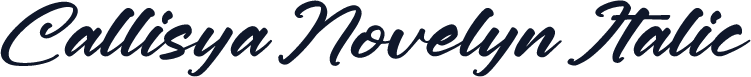 Callisya Novelyn Italic