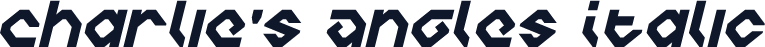 Charlie's Angles Italic