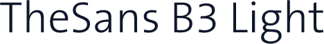 TheSans B3 Light