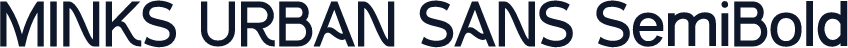 MINKS URBAN SANS SemiBold