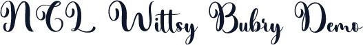 NCL Wittsy Bubry Demo