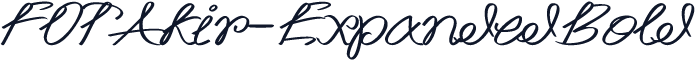 FOTAkir-ExpandedBold
