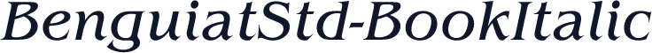 BenguiatStd-BookItalic