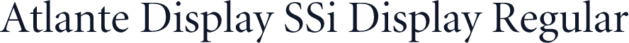 Atlante Display SSi Display Regular