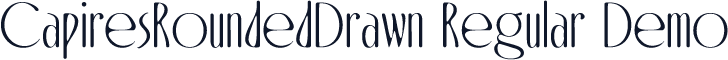 CapiresRoundedDrawn-Regular Demo
