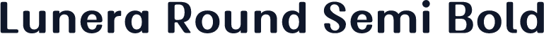 Lunera Round Semi Bold