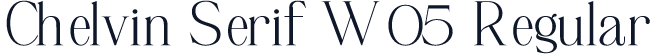 Chelvin Serif W05 Regular