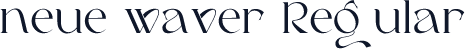 neue waver Regular