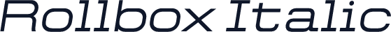 Rollbox Italic