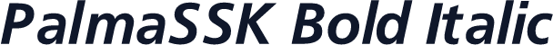 PalmaSSK Bold Italic
